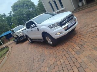 vehicle being towed