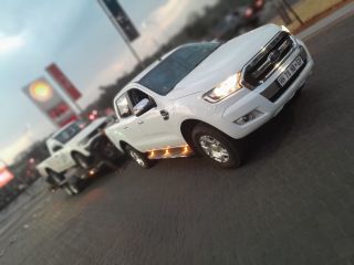 vehicle being towed